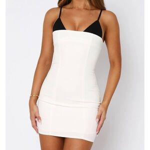 White fox boutique white mini dress